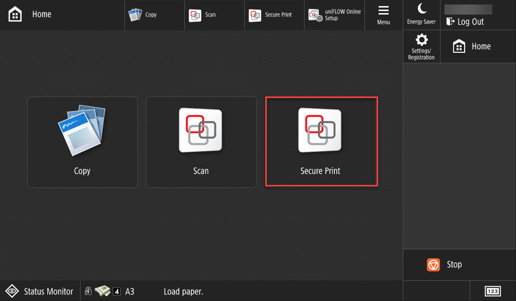 Pick up your prints at a Canon printer Help Center